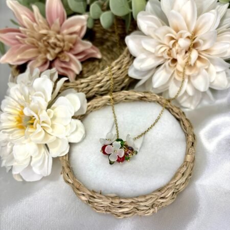 Emilia-kaulakoru, punavihreä, kulta