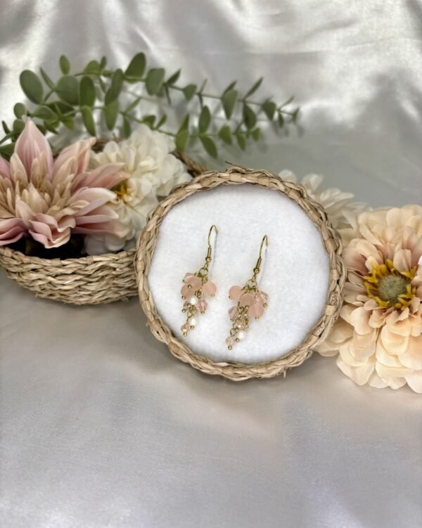 Nina-korvakorut, kulta-vaaleanpunainen