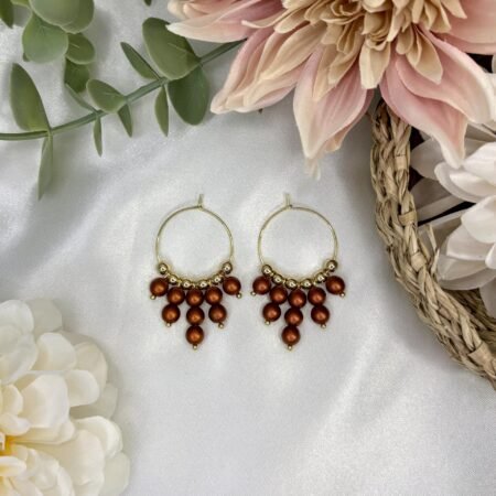 Päivi-korvakorut, kulta-kupari