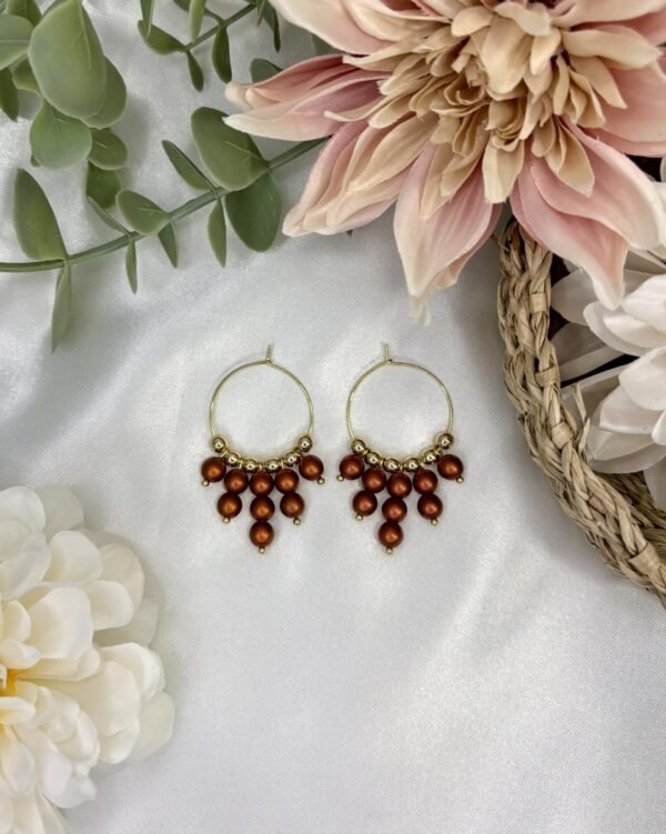 Päivi-korvakorut, kulta-kupari