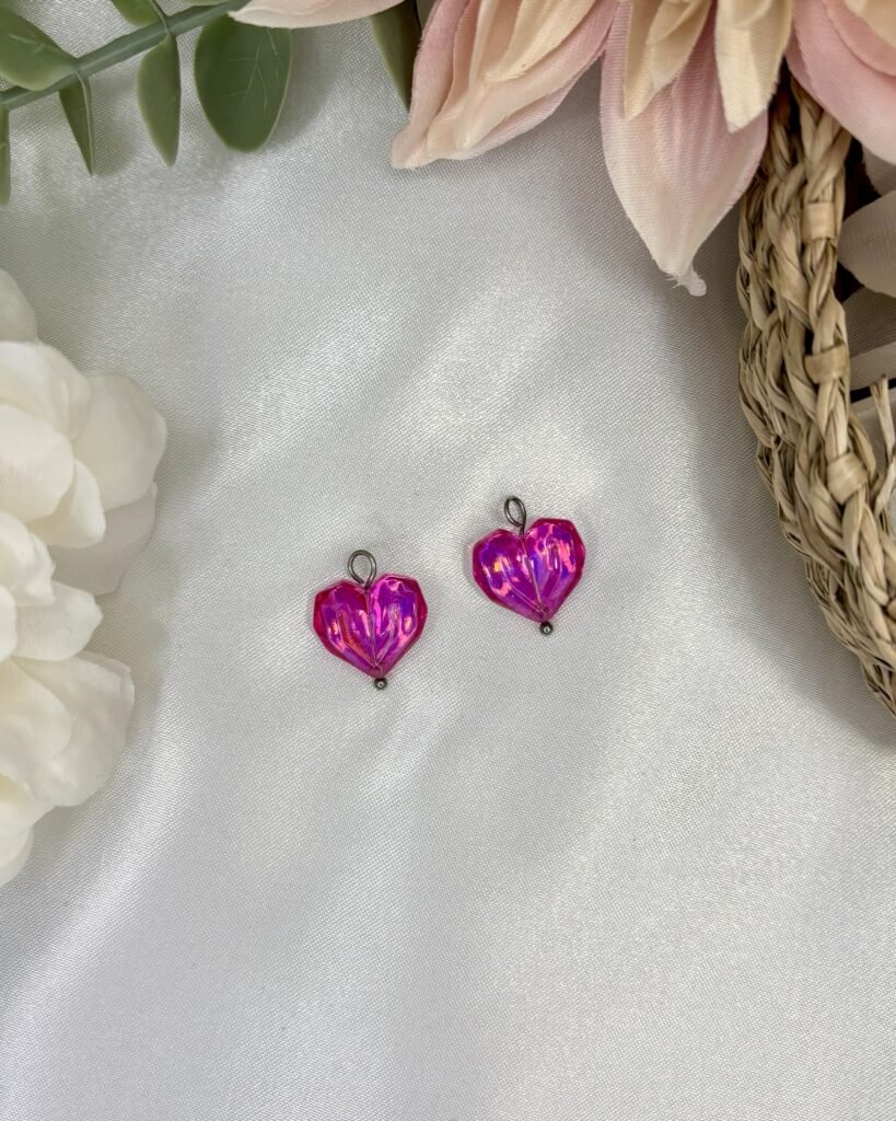 Lisäosa, Valentine, hopea-pinkki 2 kpl