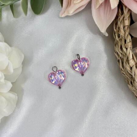 Lisäosa, Valentine, hopea-vaaleanpunainen 2 kpl