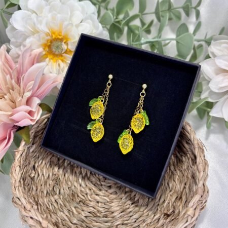 Limoncello-korvakorut, riippuva, kulta